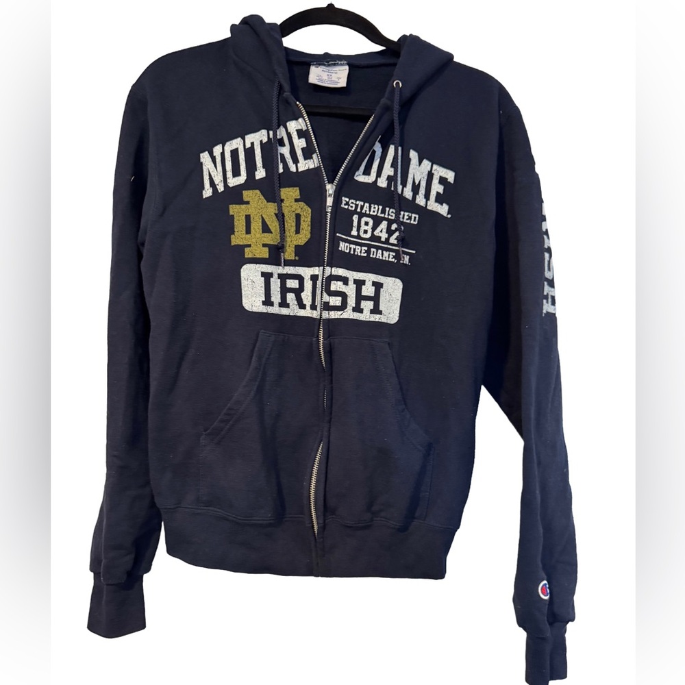 Champion Navy Notre Dame Hoodie